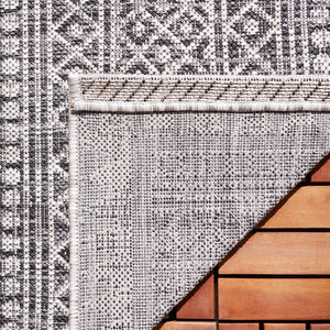 Safavieh Courtyard Elegant Indoor/Outdoor Area Rug With Tribal Motifs - Durable, Eco-friendly, Timeless Design Navy ,Grey 88% Polypropylene,12% Polyester Cy8081-36821-6