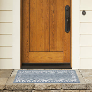 Safavieh Courtyard Powerloomed Area Rug In Rustic Elegance - Timeless Design For Indoor And Outdoor Spaces Rust ,Beige 88% Polypropylene,12% Polyester Cy8100-36512-810