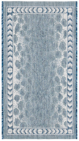 Safavieh Courtyard Powerloomed Area Rug In Rustic Elegance - Timeless Design For Indoor And Outdoor Spaces Rust ,Beige 88% Polypropylene,12% Polyester Cy8100-36512-810