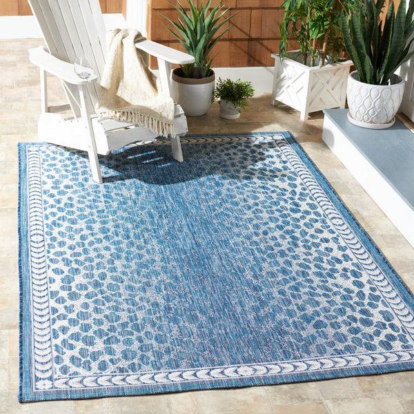 Safavieh Courtyard Powerloomed Area Rug In Rustic Elegance - Timeless Design For Indoor And Outdoor Spaces Rust ,Beige 88% Polypropylene,12% Polyester Cy8100-36512-810