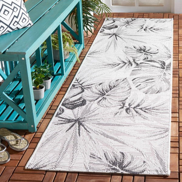 Safavieh Courtyard 8127 PowerLoomed Indoor / Outdoor Rug Ivory / Black CY8127-537-28
