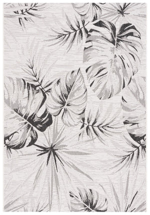 Safavieh Courtyard 8127 PowerLoomed Indoor / Outdoor Rug Ivory / Black CY8127-537-5