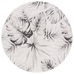 Safavieh Courtyard 8127 PowerLoomed Indoor / Outdoor Rug Ivory / Black CY8127-537-7SQ