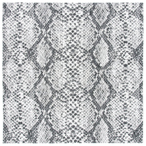 Safavieh Courtyard Contemporary Power-loomed Area Rug - Stylish Abstract Design For Modern Spaces Grey ,Black 88% Polypropylene,12% Polyester Cy8162-53712-29