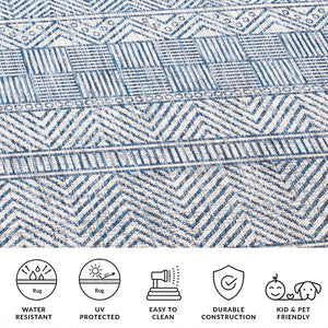 Safavieh Courtyard Indoor/Outdoor Area Rug - Elegant Geometric Design In Beige And Green For Any Space Beige ,Green 88% Polypropylene,12% Polyester Cy8196-55712-28