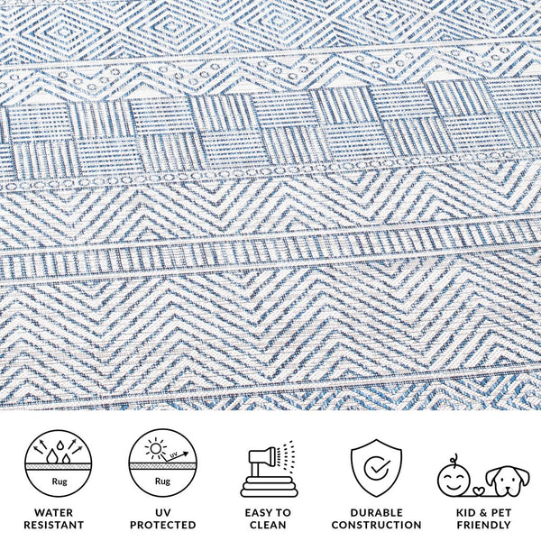 Safavieh Courtyard Indoor/Outdoor Area Rug - Elegant Geometric Design In Beige And Green For Any Space Grey ,Brown 85.4% Polypropylene,10.4% Polyester,4.2% Latex Cy8196-36312-9