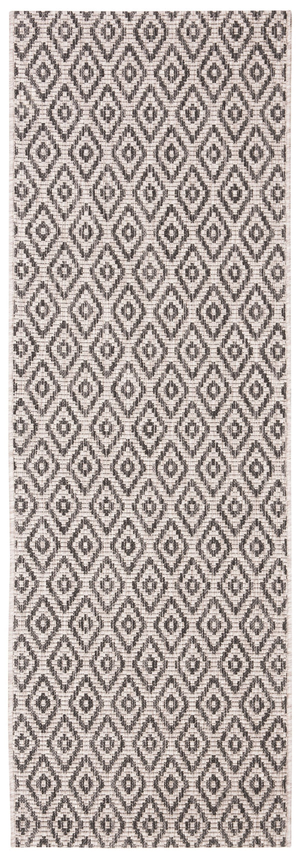 Safavieh Courtyard Stylish Geometric Area Rug For Indoor And Outdoor Spaces - Elegant Comfort And Durability Beige ,Black 88% Polypropylene,12% Polyester Cy8218-36612-5