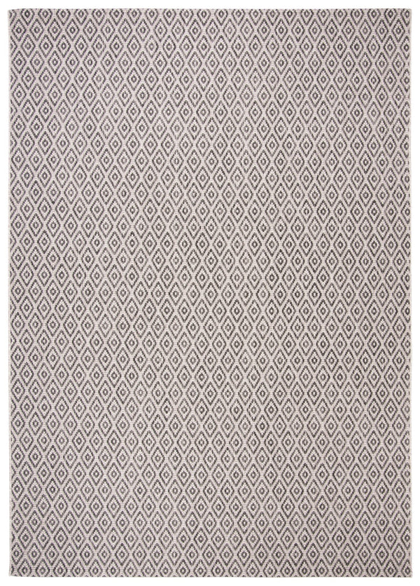 Safavieh Courtyard Stylish Geometric Area Rug For Indoor And Outdoor Spaces - Elegant Comfort And Durability Beige ,Black 88% Polypropylene,12% Polyester Cy8218-36612-5