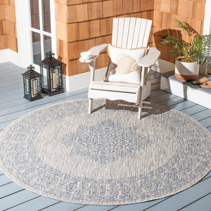 Safavieh Coutyard Elegant Grey And Navy Area Rug – Durable, Oeko Tex Certified, Stunning Design For Home Decor Grey ,Navy 88% Polypropylene,12% Polyester Cy8232-36812-7r
