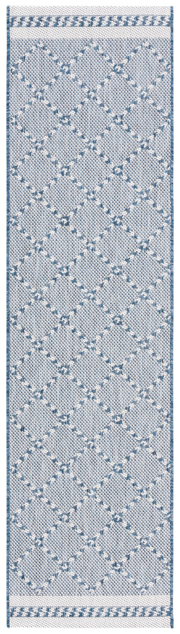 Safavieh Courtyard Exquisite Powerloomed Area Rug – Sophisticated Navy/Ivory Design For Indoor/Outdoor Spaces Navy ,Ivory 88% Polypropylene,12% Polyester Cy8234-534-810