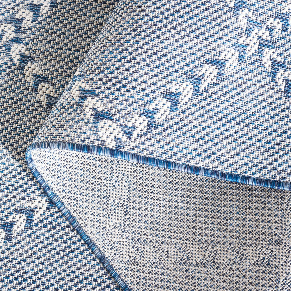 Safavieh Courtyard Exquisite Powerloomed Area Rug – Sophisticated Navy/Ivory Design For Indoor/Outdoor Spaces Navy ,Ivory 88% Polypropylene,12% Polyester Cy8234-534-810