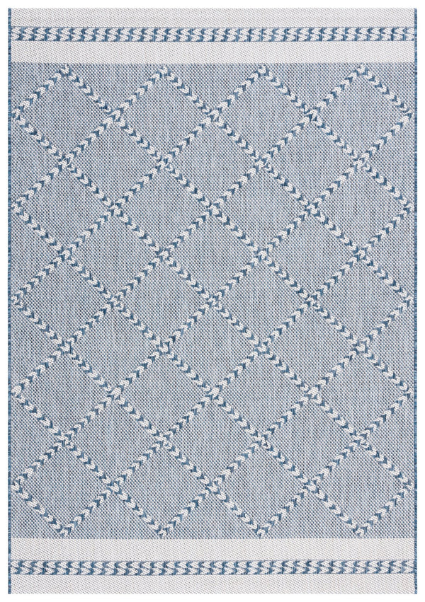 Safavieh Courtyard Exquisite Powerloomed Area Rug – Sophisticated Navy/Ivory Design For Indoor/Outdoor Spaces Navy ,Ivory 88% Polypropylene,12% Polyester Cy8234-534-810