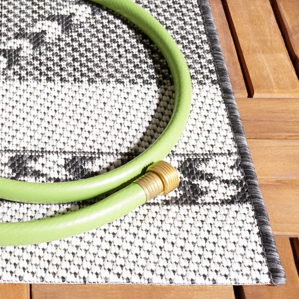 Safavieh Courtyard Exquisite Powerloomed Area Rug – Sophisticated Navy/Ivory Design For Indoor/Outdoor Spaces Navy ,Ivory 88% Polypropylene,12% Polyester Cy8234-534-810