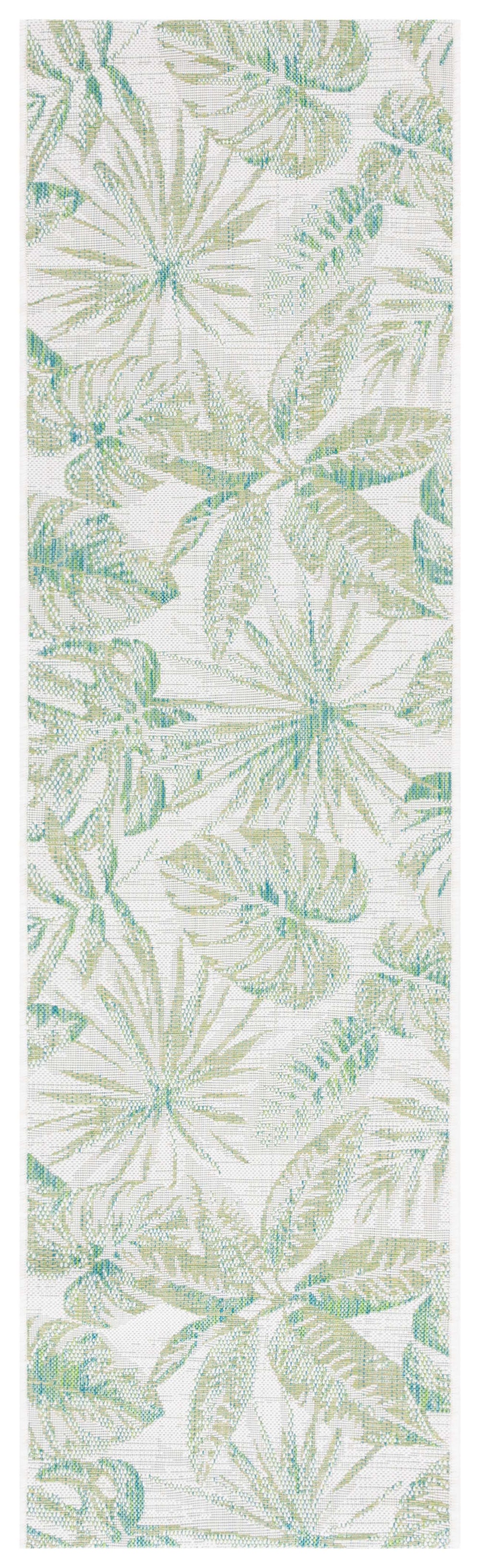 Safavieh Courtyard  8324 CY8324 Power Loomed Indoor / Outdoor Rug Ivory / Green CY8324-55712-9