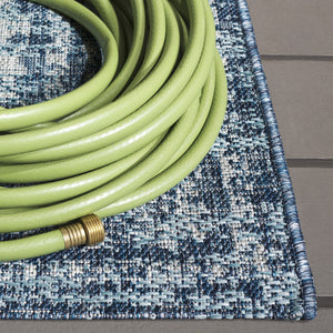 Safavieh Courtyard Elegant Area Rug - Stylish, Durable, And Versatile Design For Home Or Outdoor Spaces Navy ,Grey 88% Polypropylene,12% Polyester Cy8334-35821-6