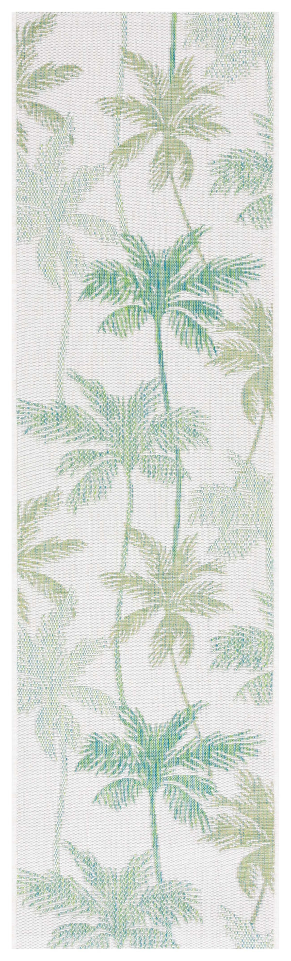 Safavieh Courtyard  8354 CY8354 Power Loomed Indoor / Outdoor Rug Ivory / Green CY8354-55712-9