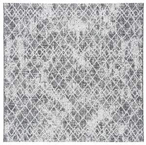 Safavieh Courtyard Contemporary Area Rug - Elegant Black And Grey Geometric Design For Indoor & Outdoor Spaces Black ,Grey 88% Polypropylene,12% Polyester Cy8380-37621-29