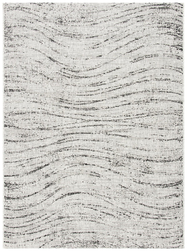 Safavieh Courtyard Contemporary Area Rug - Plush Comfort And Elegant Design For Versatile Indoor/Outdoor Use Ivory ,Grey 88% Polypropylene,12% Polyester Cy8384-37612-7r