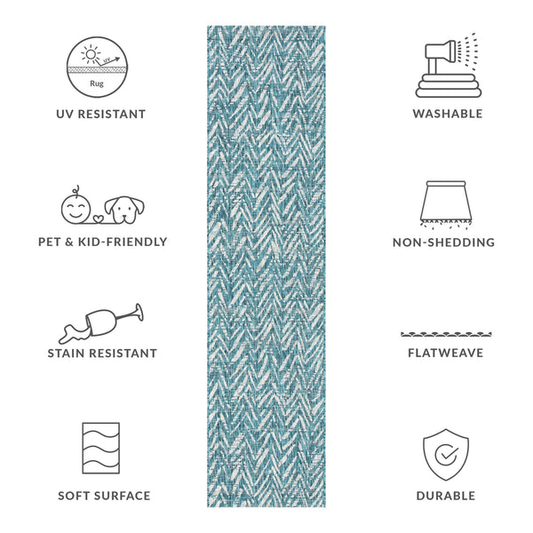 Safavieh Courtyard Power Loomed Indoor/Outdoor Area Rug In Grey And Black – Modern Chevron Design Elegance Grey ,Black 88% Polypropylene,12% Polyester Cy8387-37612-29