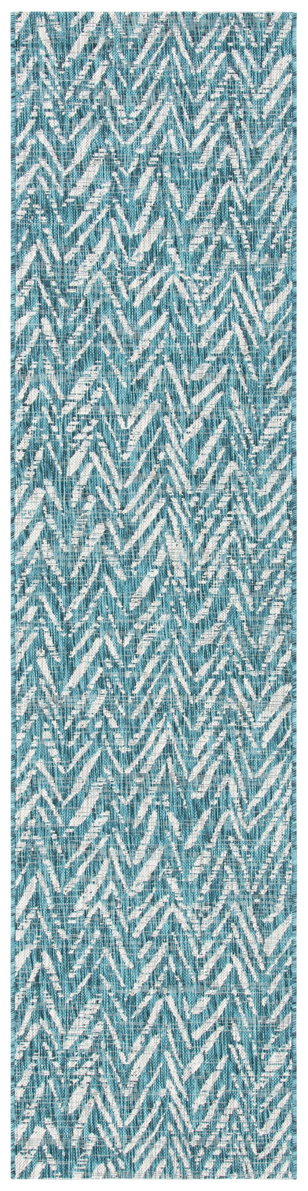 Safavieh Courtyard Power Loomed Indoor/Outdoor Area Rug In Grey And Black – Modern Chevron Design Elegance Grey ,Black 88% Polypropylene,12% Polyester Cy8387-37612-29