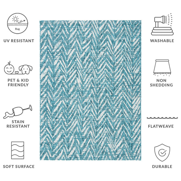 Safavieh Courtyard Power Loomed Indoor/Outdoor Area Rug In Grey And Black – Modern Chevron Design Elegance Grey ,Black 88% Polypropylene,12% Polyester Cy8387-37612-29