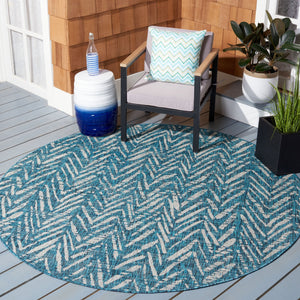 Safavieh Courtyard Power Loomed Indoor/Outdoor Area Rug In Grey And Black – Modern Chevron Design Elegance Grey ,Black 88% Polypropylene,12% Polyester Cy8387-37612-29