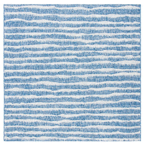 Safavieh Courtyard Elegant Area Rug In Striated Navy And Grey - Durable Power-loomed Turkish Design For Indoors Navy ,Grey 88% Polypropylene,12% Polyester Cy8389-36821-6