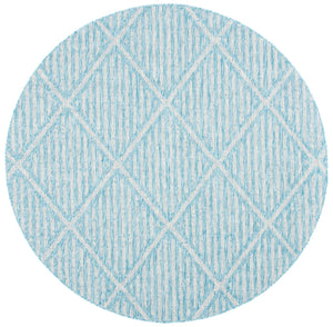 Safavieh Courtyard Elegant Diamond Pattern Indoor/Outdoor Area Rug – Durable, Stylish, And Oeko-tex Certified Aqua ,Grey 88% Polypropylene,12% Polyester Cy8392-37121-5