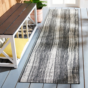 Safavieh Courtyard Contemporary Area Rug - Modern Abstract Design For Indoor & Outdoor Elegance And Comfort Black ,Grey 88% Polypropylene,12% Polyester Cy8393-37621-8