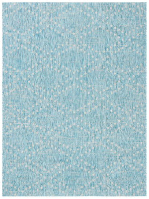 Safavieh Courtyard Elegant Aqua And Grey Area Rug – Stylish, Durable, And Perfect For Any Living Space Aqua ,Grey 88% Polypropylene,12% Polyester Cy8394-37121-9
