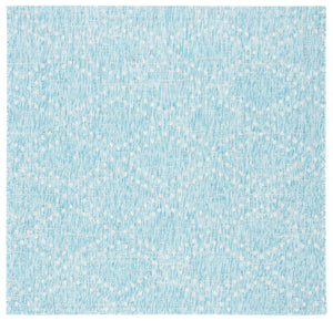 Safavieh Courtyard Elegant Aqua And Grey Area Rug – Stylish, Durable, And Perfect For Any Living Space Aqua ,Grey 88% Polypropylene,12% Polyester Cy8394-37121-9