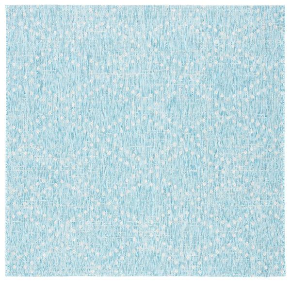 Safavieh Courtyard Elegant Aqua And Grey Area Rug – Stylish, Durable, And Perfect For Any Living Space Aqua ,Grey 88% Polypropylene,12% Polyester Cy8394-37121-9