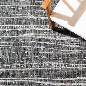 Safavieh Courtyard Elegant Abstract Area Rug - Durable Power-loomed Design For Indoor & Outdoor Spaces Black ,Ivory 88% Polypropylene,12% Polyester Cy8395-36621-29