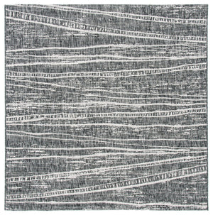 Safavieh Courtyard Elegant Abstract Area Rug - Durable Power-loomed Design For Indoor & Outdoor Spaces Black ,Ivory 88% Polypropylene,12% Polyester Cy8395-36621-29