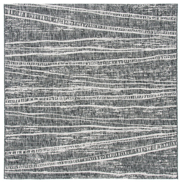 Safavieh Courtyard Elegant Abstract Area Rug - Durable Power-loomed Design For Indoor & Outdoor Spaces Black ,Ivory 88% Polypropylene,12% Polyester Cy8395-36621-29