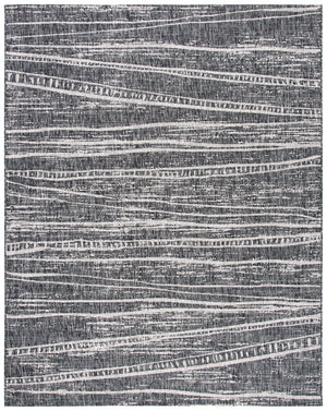 Safavieh Courtyard Elegant Abstract Area Rug - Durable Power-loomed Design For Indoor & Outdoor Spaces Black ,Ivory 88% Polypropylene,12% Polyester Cy8395-36621-29