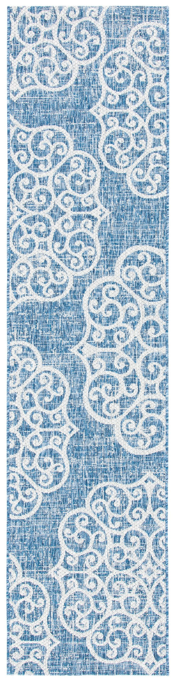 Safavieh Courtyard Elegant Navy And Grey Area Rug - Luxurious Design For Indoor And Outdoor Spaces Navy ,Grey 88% Polypropylene,12% Polyester Cy8396-36821-5