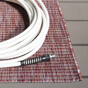 Safavieh Courtyard Small Rectangle Power-loomed Area Rug - Timeless Red Elegance For Indoor & Outdoor Spaces Red ,Red 88% Polypropylene,12% Polyester Cy8403-36522-7sq