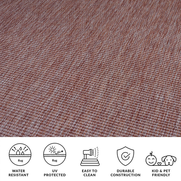 Safavieh Courtyard Small Rectangle Power-loomed Area Rug - Timeless Red Elegance For Indoor & Outdoor Spaces Red ,Red 88% Polypropylene,12% Polyester Cy8403-36522-7sq