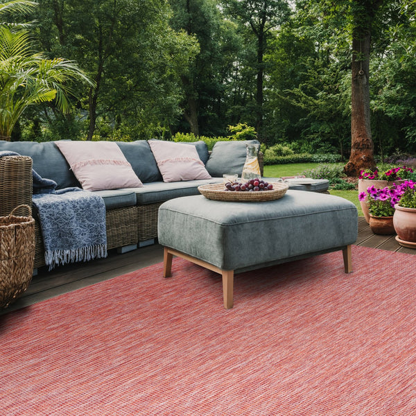 Safavieh Courtyard Small Rectangle Power-loomed Area Rug - Timeless Red Elegance For Indoor & Outdoor Spaces Red ,Red 88% Polypropylene,12% Polyester Cy8403-36522-7sq