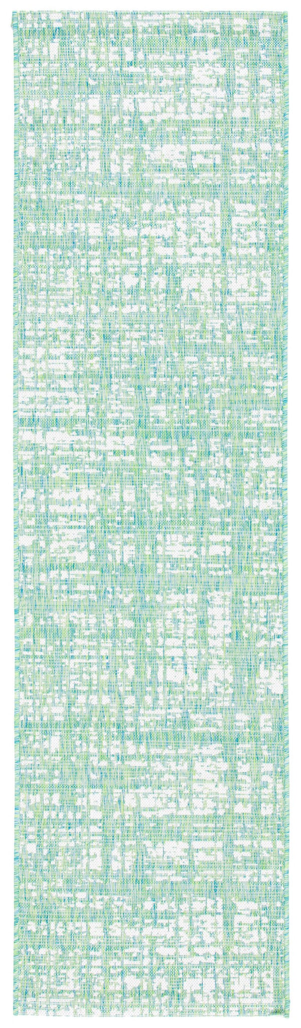 Safavieh Courtyard Elegant 9' X 12' Indoor/Outdoor Area Rug With Abstract Design In Pink And Ivory Tones Orange ,Ivory 85.4% Polypropylene,10.4% Polyester,4.2% Latex Cy8451-52821-810