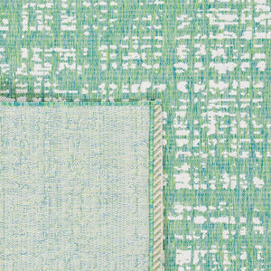 Safavieh Courtyard Elegant 9' X 12' Indoor/Outdoor Area Rug With Abstract Design In Pink And Ivory Tones Orange ,Ivory 85.4% Polypropylene,10.4% Polyester,4.2% Latex Cy8451-52821-810