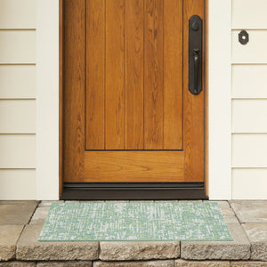 Safavieh Courtyard Luxurious Gold And Ivory Area Rug - Durable, Elegant Design For Indoor And Outdoor Use Green Blue ,Ivory 85.4% Polypropylene,10.4% Polyester,4.2% Latex Cy8452-55721-3