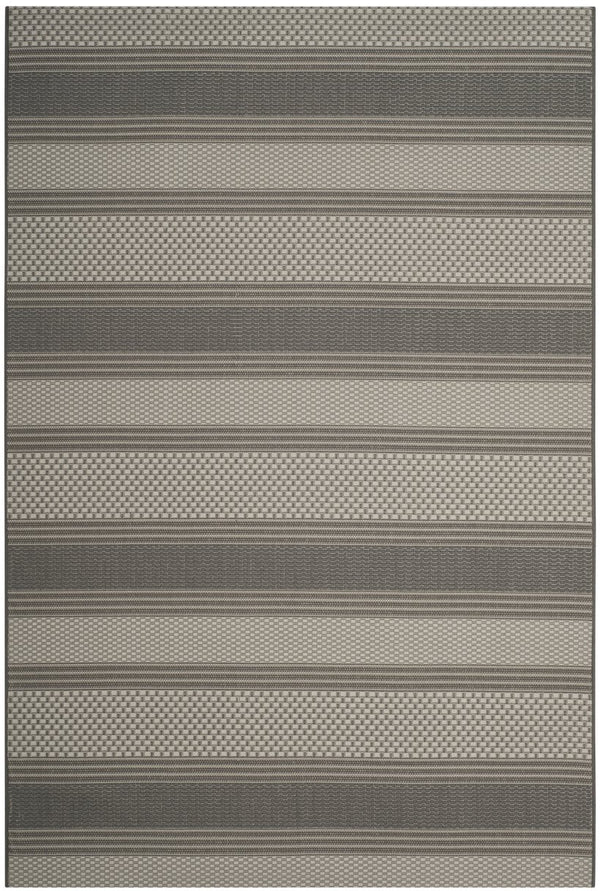 Safavieh Courtyard Sophisticated Grey And Navy Area Rug - Stylish, Durable Design For Indoor & Outdoor Spaces Grey ,Navy 88% Polypropylene,12% Polyester Cy8464-36812-4r