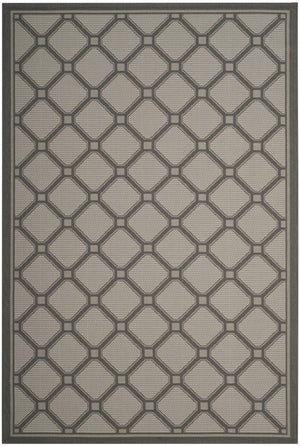Safavieh Courtyard Exquisite Indoor/Outdoor Area Rug With Geometric Design For Timeless Elegance And Durability Dark Grey ,Light Grey 88% Polypropylene,12% Polyester Cy8471-07812-810