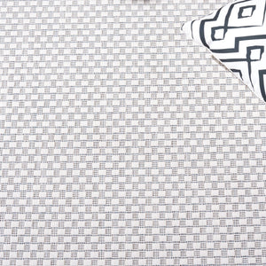 Safavieh Courtyard Elegant Power-loomed Rug For Indoor/Outdoor Spaces - Durable, Stylish, Oeko-tex Certified Ivory ,Black 88% Polypropylene,12% Polyester Cy8475-53712-9sq