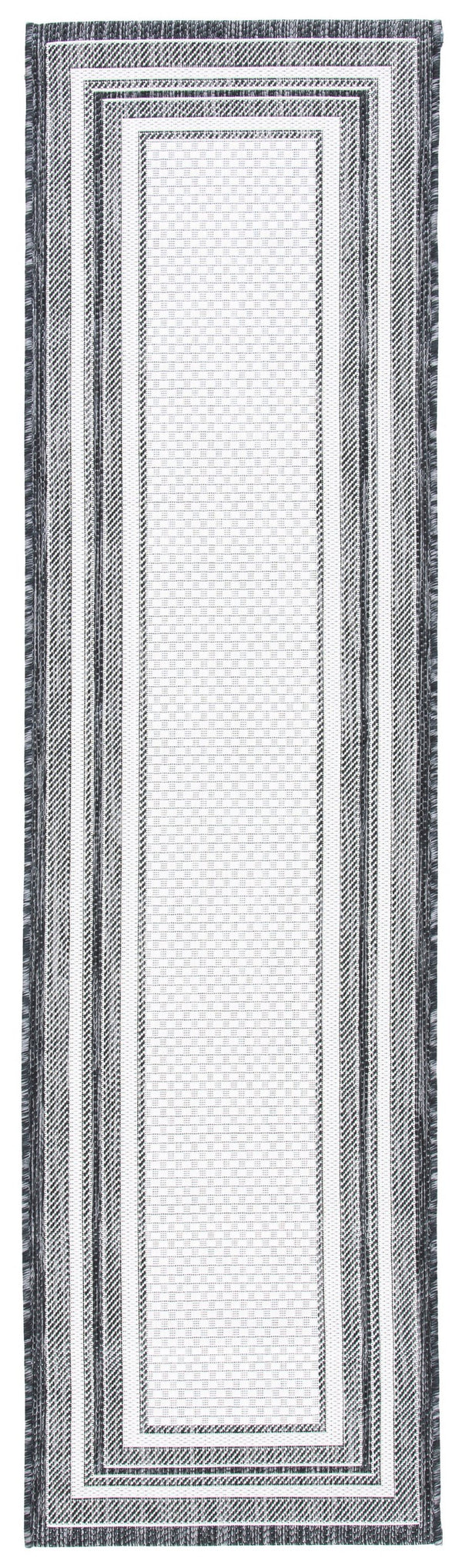 Safavieh Courtyard Modern Beige Area Rug With Deep Green Accents – Power-Loomed Turkey, Stain-Resistant 5X7 6'-0" x 8'-0" CY8475-53712-68
