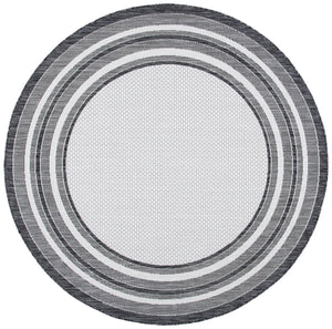 Safavieh Courtyard Modern Beige Area Rug With Deep Green Accents – Power-Loomed Turkey, Stain-Resistant 5X7 6'-0" x 8'-0" CY8475-53712-68