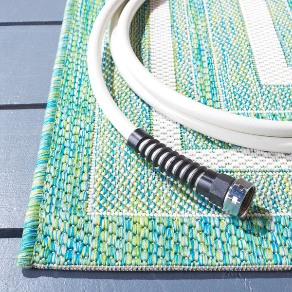 Safavieh Courtyard Elegant Power-loomed Rug For Indoor/Outdoor Spaces - Durable, Stylish, Oeko-tex Certified Natural ,Black 88% Polypropylene,12% Polyester Cy8475-37312-214