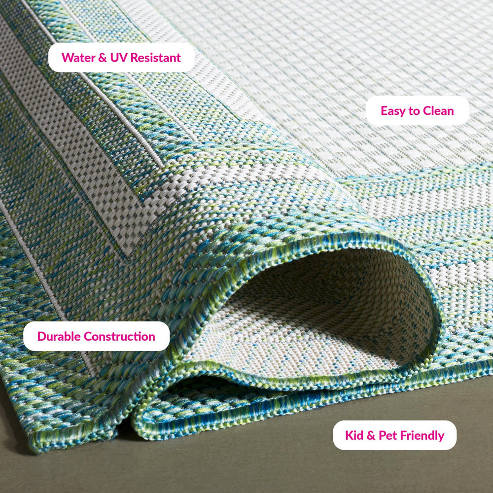 Safavieh Courtyard Elegant Power-loomed Rug For Indoor/Outdoor Spaces - Durable, Stylish, Oeko-tex Certified Natural ,Black 88% Polypropylene,12% Polyester Cy8475-37312-214